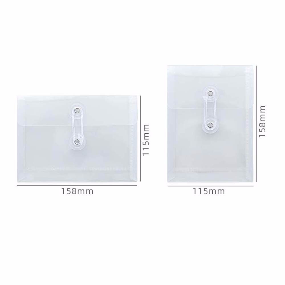 Túi đựng tài liệu khổ A6 mini bằng PP trong suốt siêu bền
