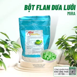 Bột Làm Bánh Flan Mira Pudding Hương Dưa Gang 1kg Làm Topping Trà Sữa