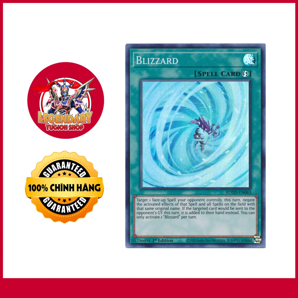 [Thẻ Bài Yugioh Chính Hãng] Blizzard