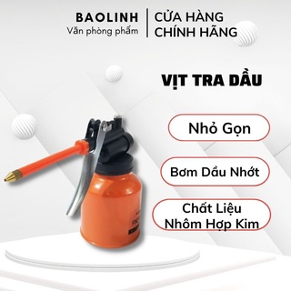 Bình bơm dầu- vịt dầu sắt, bình bơm dầu nhớt chuyên dụng, tiện ích 250ml- vanphongpham.baolinh