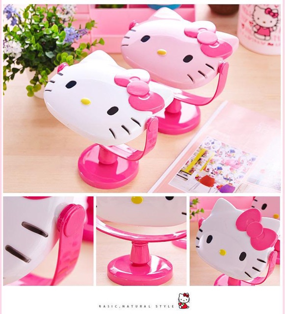 Gương để bàn Hello Kitty