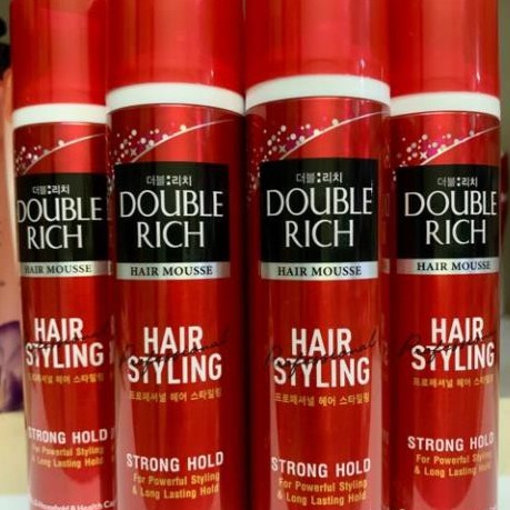 MOUSSE TẠO KIỂU DOUBLE RICH HAIR MOUSSE 150ML