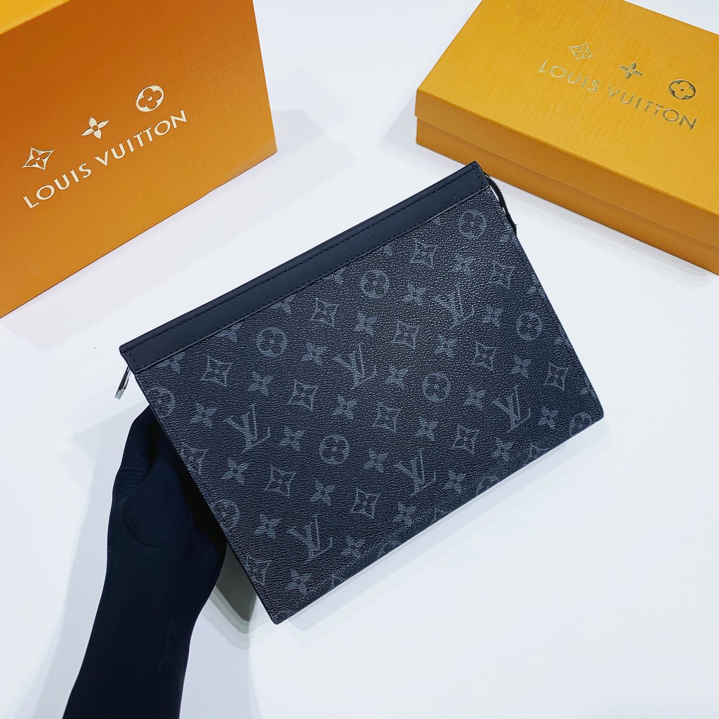 👝HIGH FASHION👝 Ví Clutch cầm tay, ví kẹp nách da thật siêu cấp FULLBOX các mẫu NV