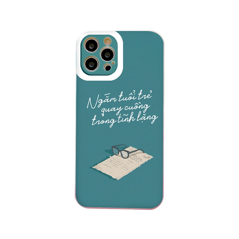 Ốp Iphone Truyền cảm hứng cho giới trẻ &quot;Tuổi trẻ đáng giá bao nhiêu&quot; &quot;Ngắm tuổi trẻ quay cuồng trong tĩnh lặng&quot; BVC