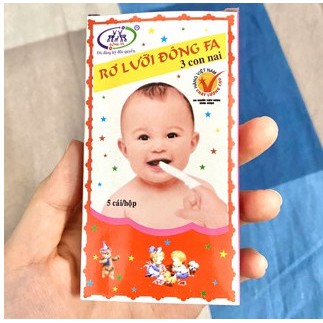 [𝐇𝐀̀𝐍𝐆 𝐂𝐎̂𝐍𝐆 𝐓𝐘 Đ𝐎́𝐍𝐆 𝐇𝐎̣̂𝐏] ✨ Rơ lưỡi cho bé Đông Fa✨ - hộp 5c, tưa lưỡi vệ sinh trọn gói đồ sơ sinh