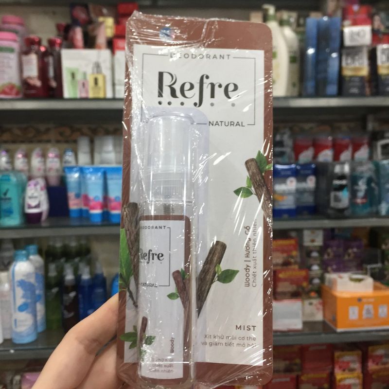 Xịt khử Mùi Hương Nước Hoa  Refre 30ml(đủ mùi)