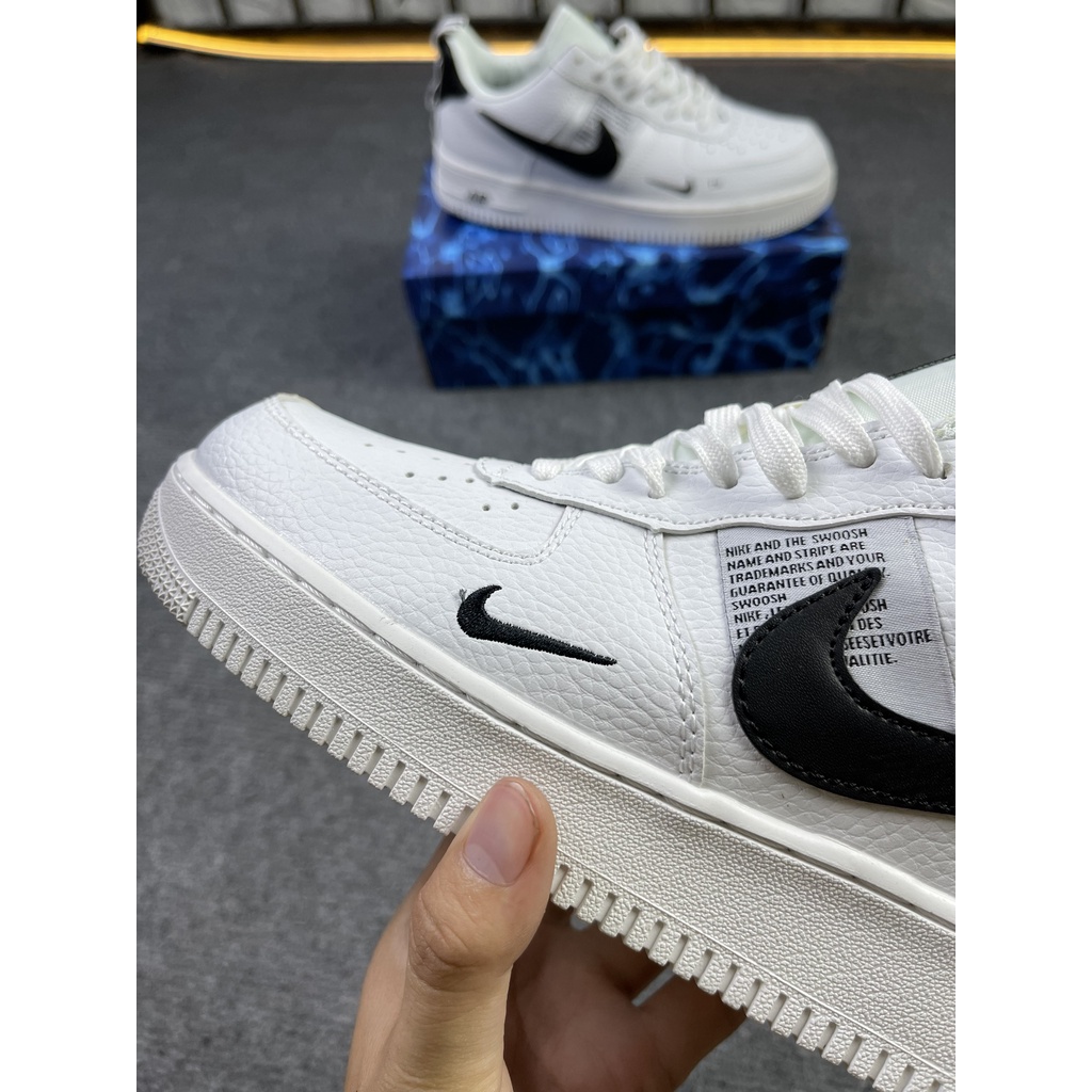 Giày AF1 TM Black and White, giày thể thao nam nữ bigsize 35- 44 45 năng động full bill box