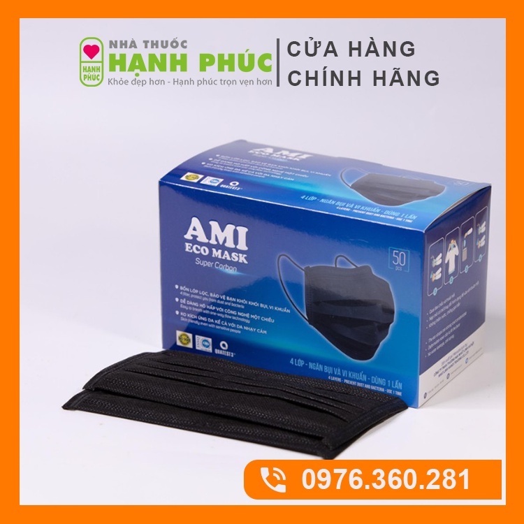 Khẩu Trang Ami 4 Lớp Chính Hãng