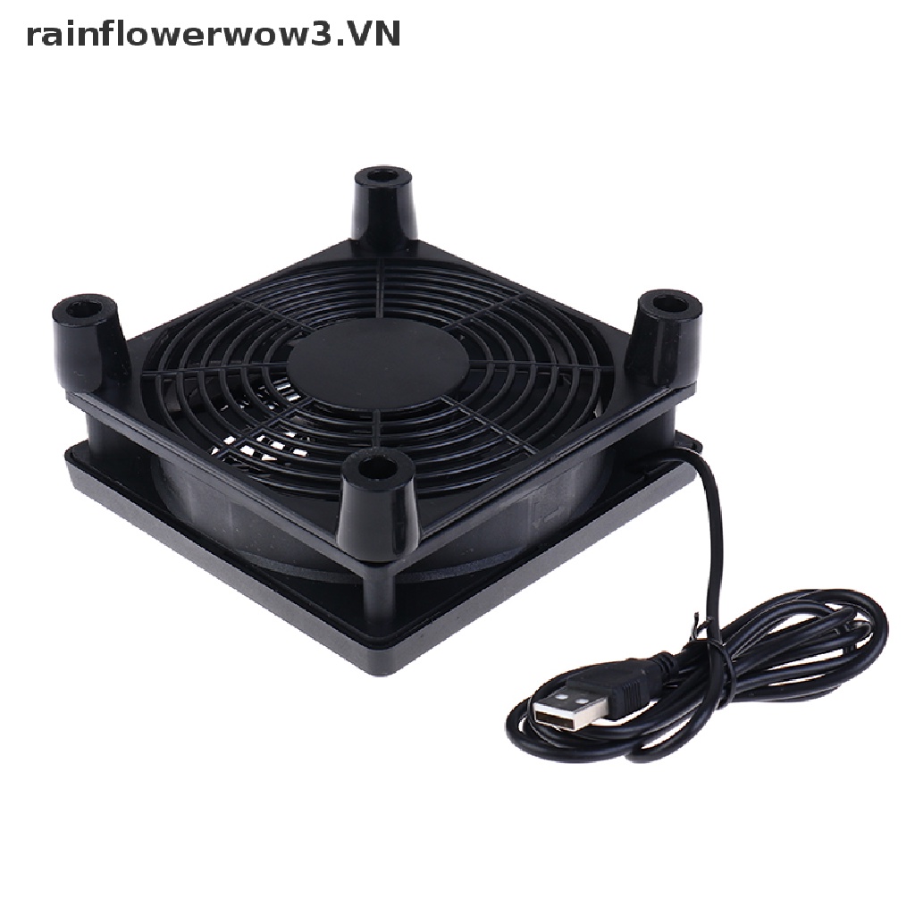 Quạt Làm Mát USB 5V 8 / 9 / 12CM Tự Làm Bảo Vệ Cho TV Box PC