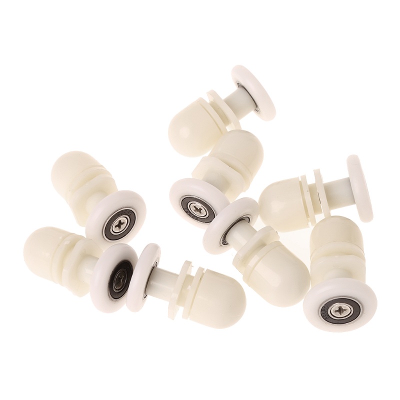 Bộ 8 Con Lăn Ròng Rọc Cho Cửa Nhà Tắm Đường Kính 20mm 25mm