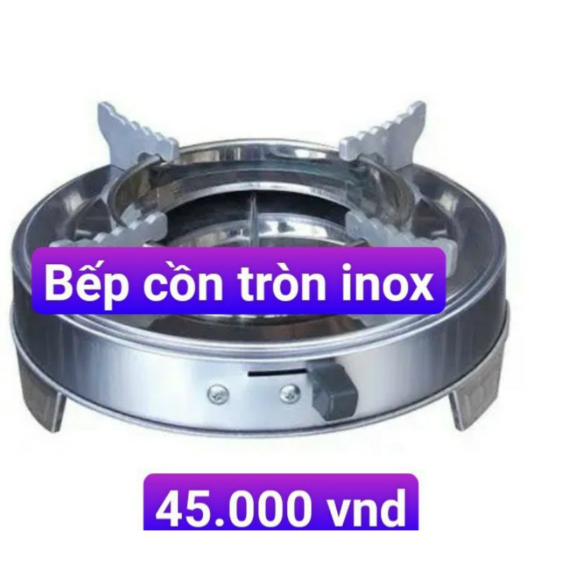 bếp cồn tròn inox