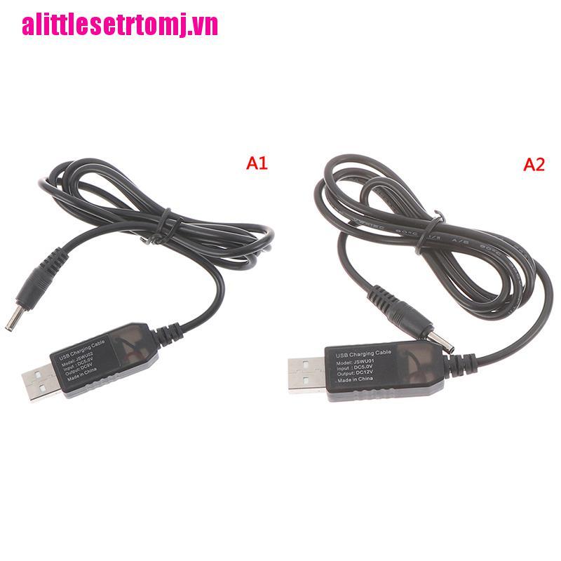 Dây Cáp Tăng Áp Usb 5v Lên Tới 9v 12v 3.5x1.35mm