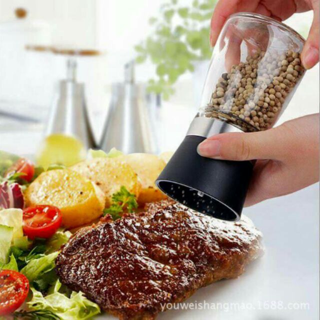 lọ đựng kèm xay tiêu