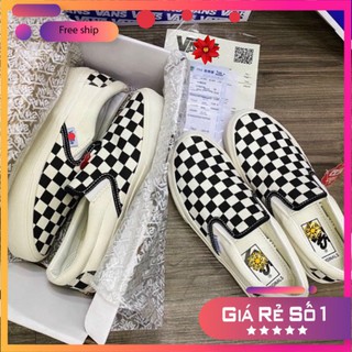 Giày sneaker van lười caro vault 2021 full box bill