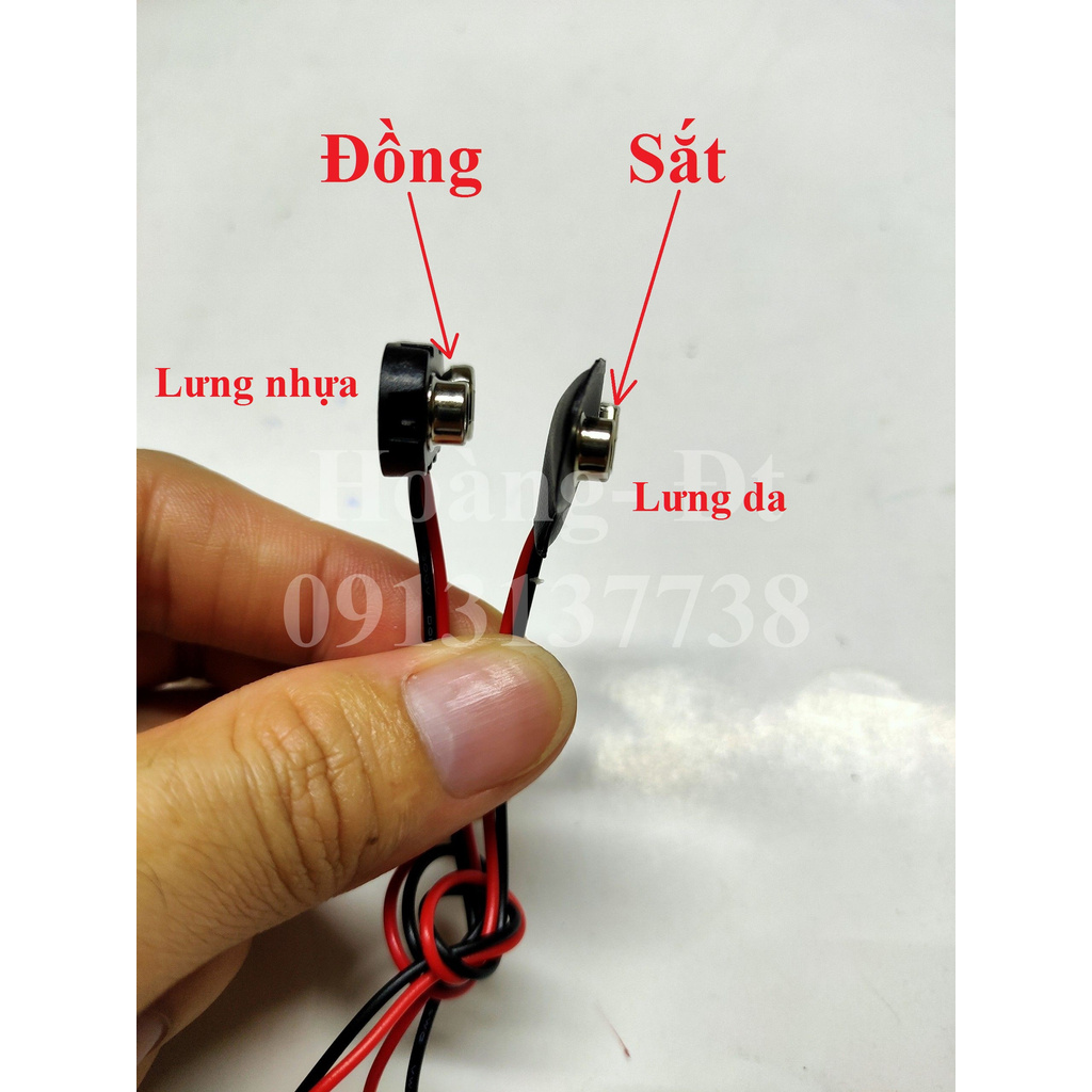 Đế pin 9V lưng nhựa