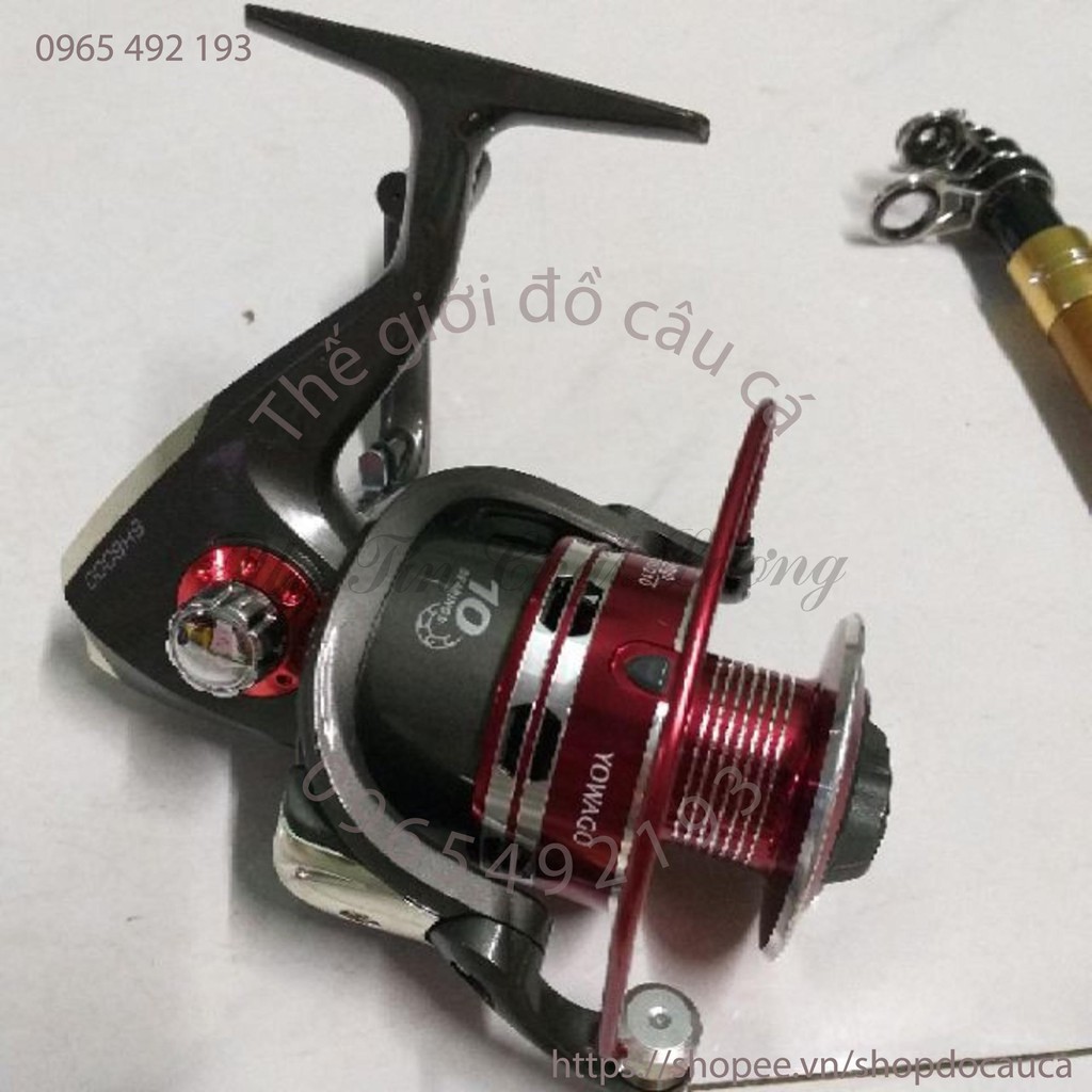 Bộ cần câu tiga 3m máy yowago 6000 kèm phụ kiện ( rẻ vô địch )