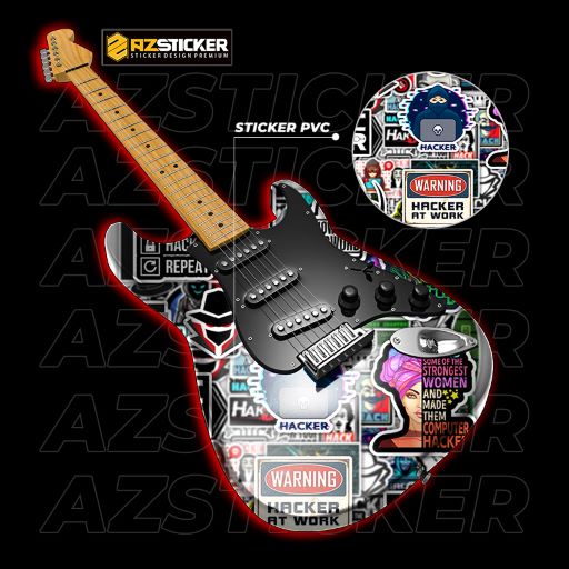STK01 | Hình Dán Sticker Dán Vali , Dán Nón Bảo Hiểm , Dán Điện Thoại , Laptop , Máy Tính Hình Hacker Chống Thấm Nước