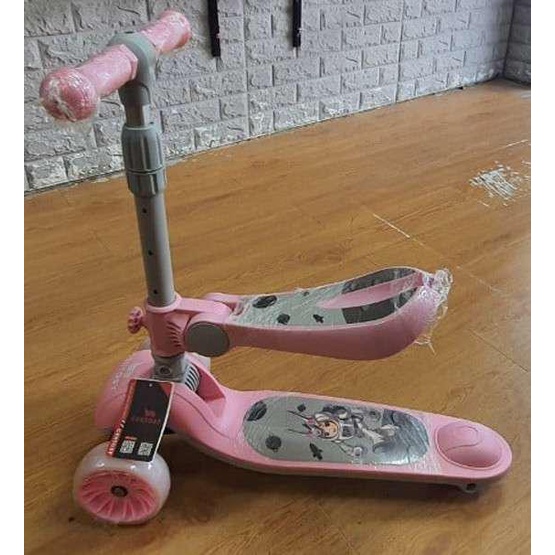 Xe Scooter Cho Bé Centosy S8, Có Bánh Đèn Phát Sáng, Có Ghế Phụ Tiện Lợi Cho Bé Từ 2-9 tuổi