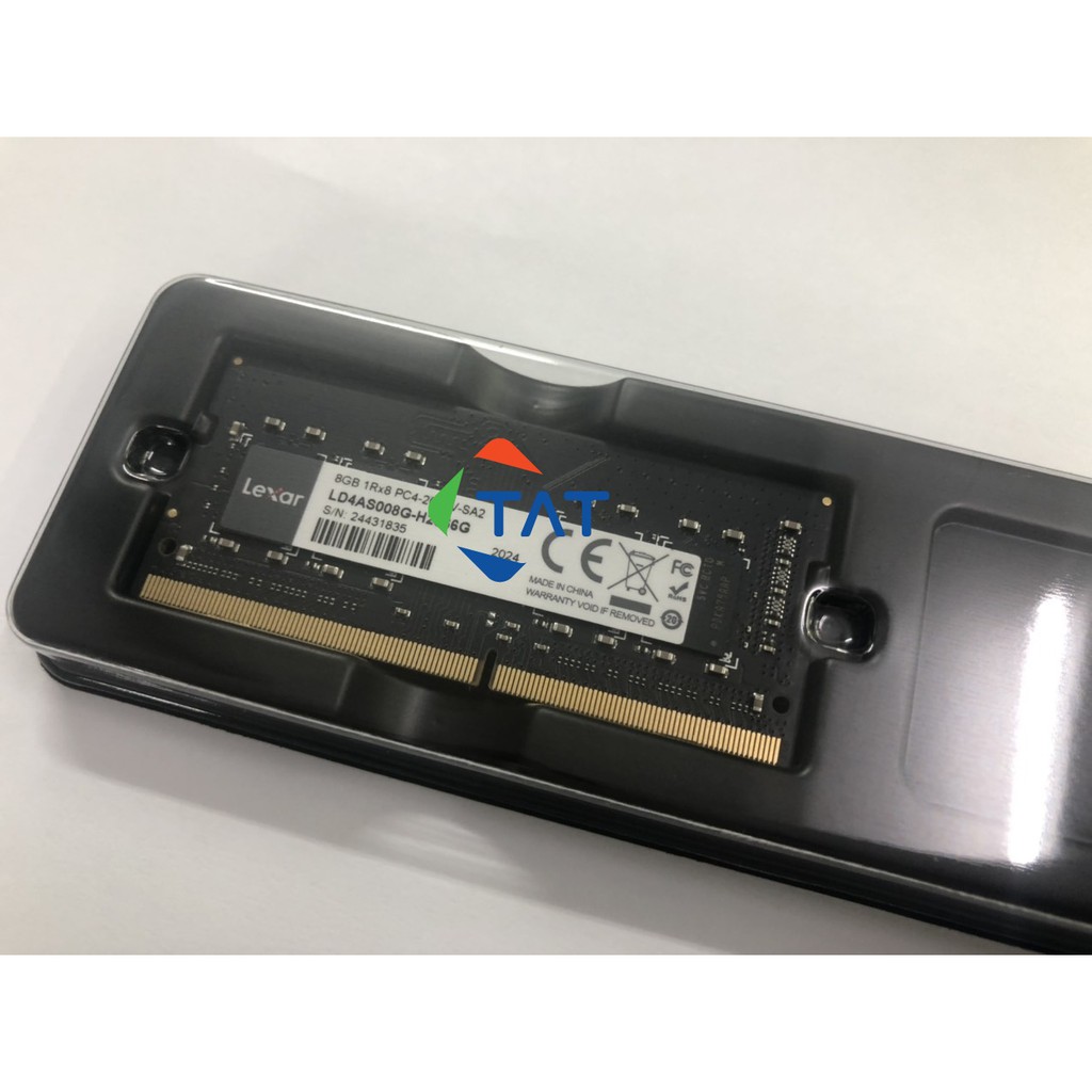 Ram Lexar DDR4 8GB Bus 2400MHz Dùng Cho Laptop Macbook - Mới Bảo hành 36 tháng