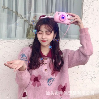 Máy ảnh phun bong bóng dễ thương