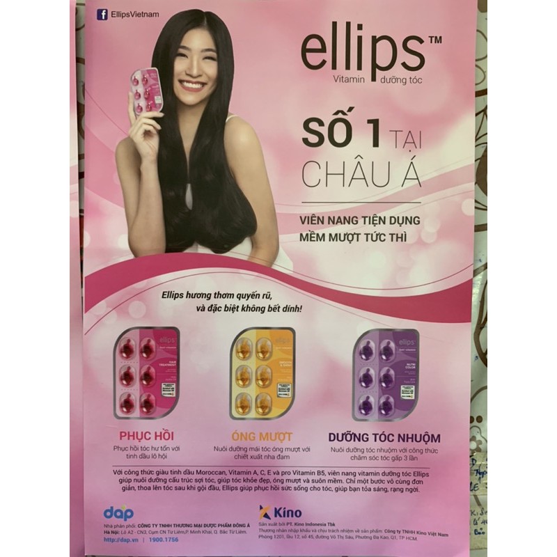 Tinh chất dưỡng tóc Ellips Hair Vitamin