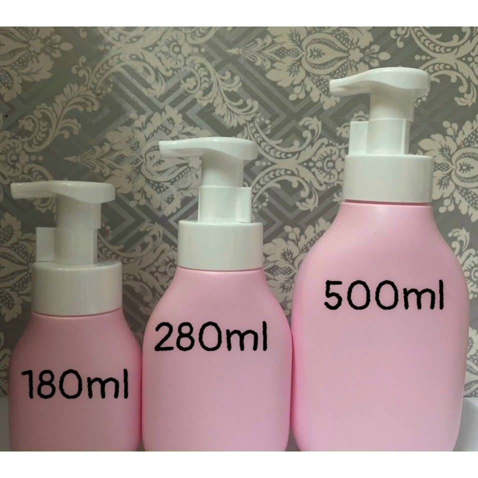 Chai chiết mỹ phẩm vòi nhấn - chai hồng vòi xà phòng sang trọng