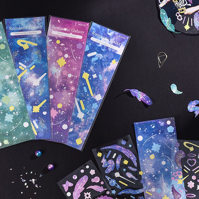 Sticker họa tiết lấp lánh rực rỡ (SN12)