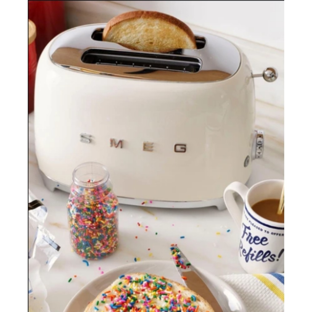 Máy nướng bánh mì 2 lát SMEG TOASTER TSF01 - Nhiều màu lựa chọn [Hàng Đức Chính hãng]