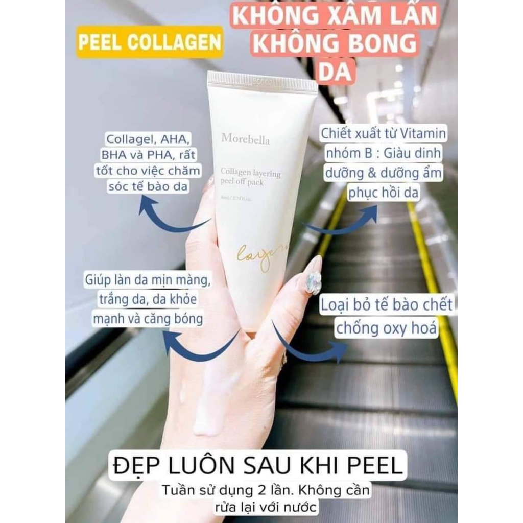 Peel da colagen cao cấp Morebella
