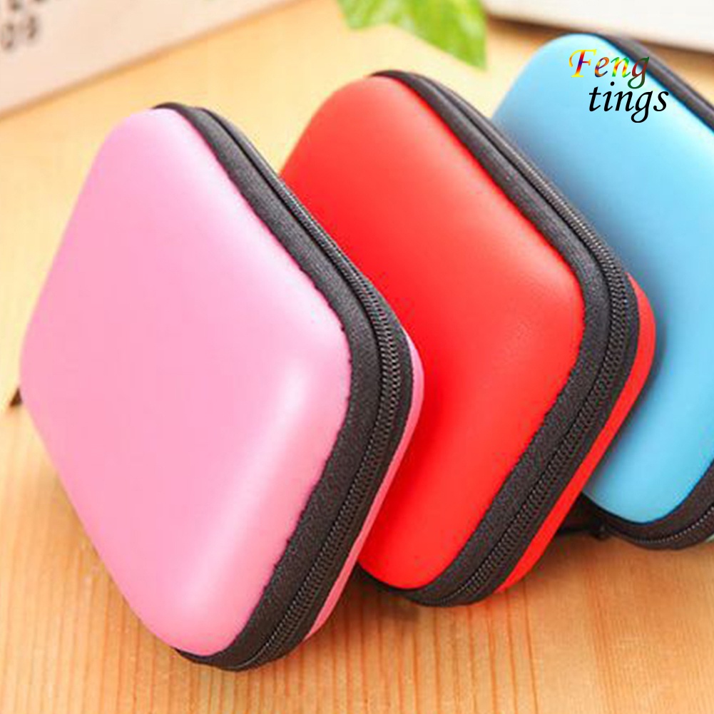 Vỏ Đựng Tai Nghe USB Hình Vuông/Chữ Nhật Bằng Nylon Gọn Nhẹ
