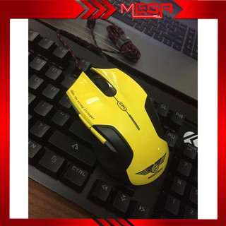 Chuột Newmen N500 Plus Gaming (Vàng) - Hàng chính hãng bảo hành 1 năm