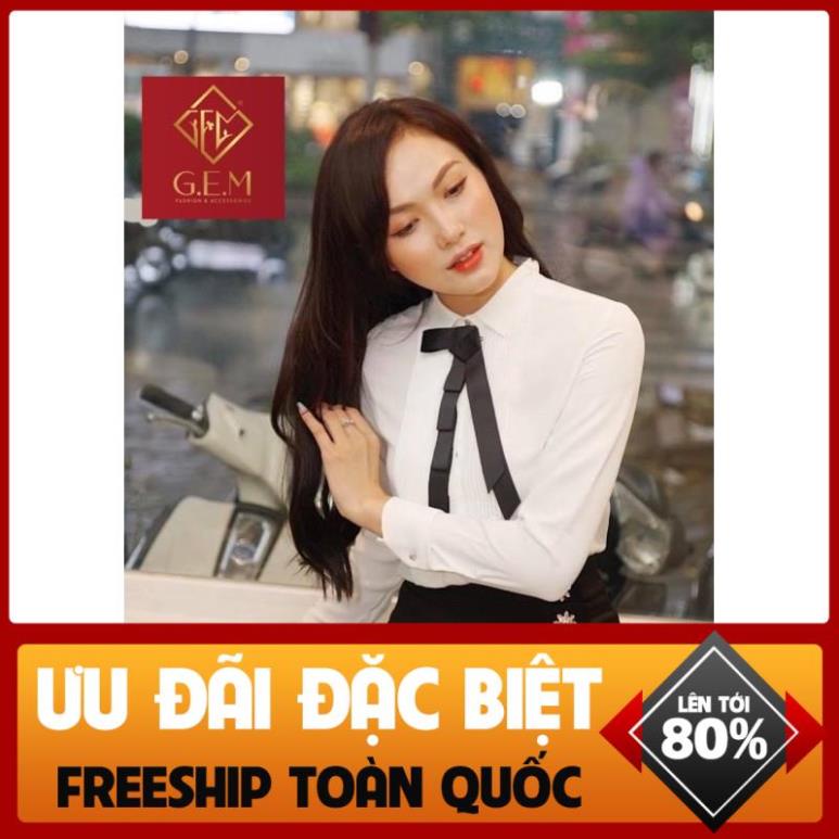 [BÁN BUÔN&LẺ] G13 Áo sơ mi trắng xếp ly - đi học hay công sở đều hợp thời trang dễ phối với chân váy hay các loại quần *