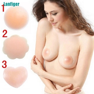 1 cặp miếng dán ngực silicone tự dính hình trái tim