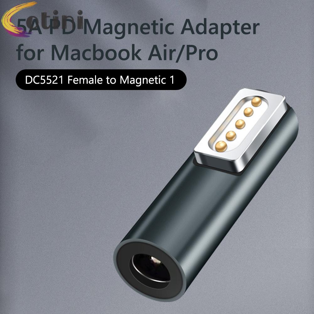 Đầu sạc nhanh 5A PD DC5521 thích hợp cho Macbook Air/ Pro