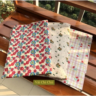 Vải Thô Hoa Cao Cấp Chất Mềm, Đẹp