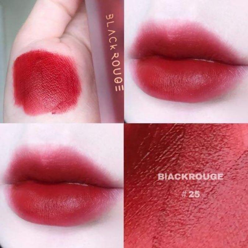 Son blackrouge A25 - hồng đỏ lạnh