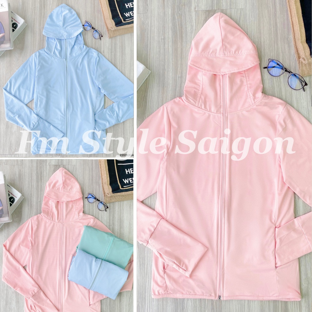 Áo Chống Nắng Nữ Chống Tia UV Cực Tốt | Áo Khoác Nữ Chống nắng Thể Thao Form Dài Hàn Quốc | Fmstyle Saigon 220315123