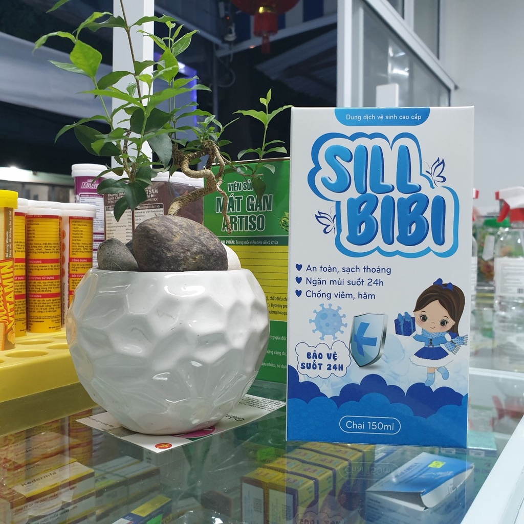 Dung Dịch Vệ Sinh Vùng Kín SILL BIBI Chiết Xuất Trà Xanh Cho Bé Từ 1 Tuổi Giúp Làm Sạch, Chăm Sóc,Bảo Vệ Vùng Kín Cho Bé