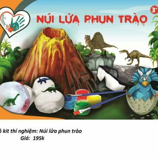 Bộ kit thí nghiệm vui Núi lửa phun trào
