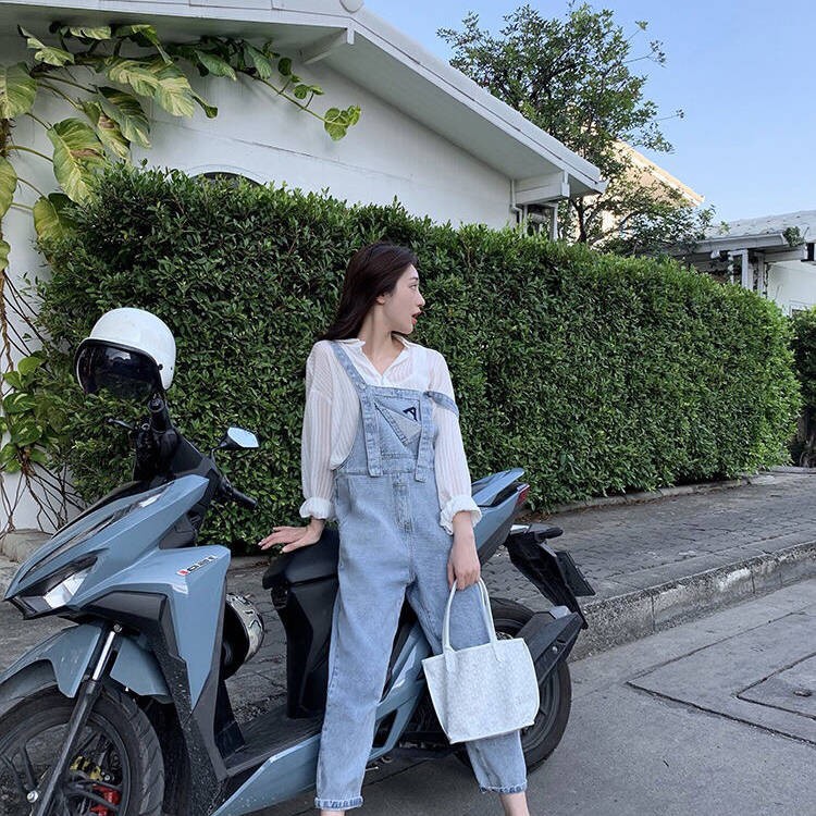 Sale 73% Hàng Có Sẵn Quần Yếm Phong Cách Hàn Quốc,xl Giá gốc 375000đ - 10H45