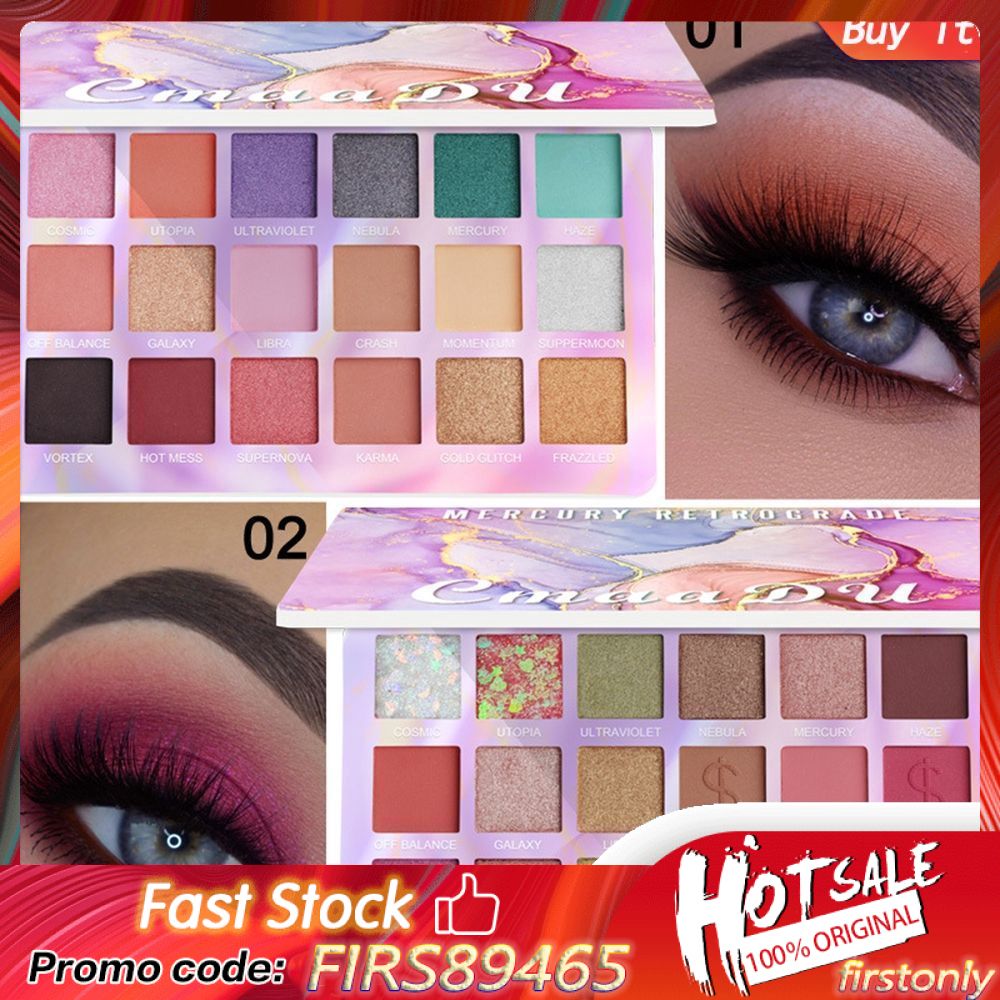 Bảng phấn trang điểm 18 màu sắc tố cao dành cho trang điểm làm đẹp