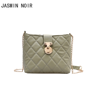 Túi đeo chéo nữ bằng da pu jasmin noir túi đeo vai thời trang túi xô nhỏ