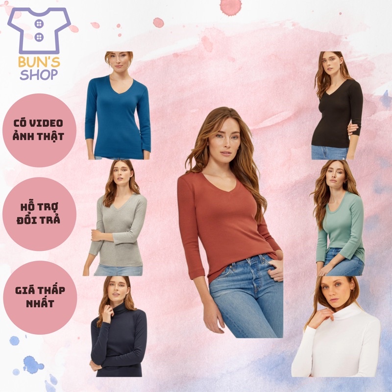 Áo cotton mặc trong vest