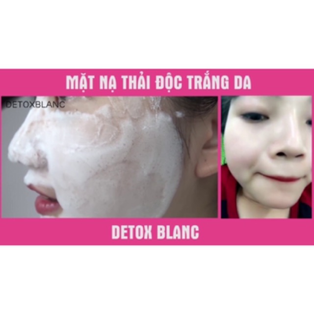 Mặt nạ thải độc Detox Blanc