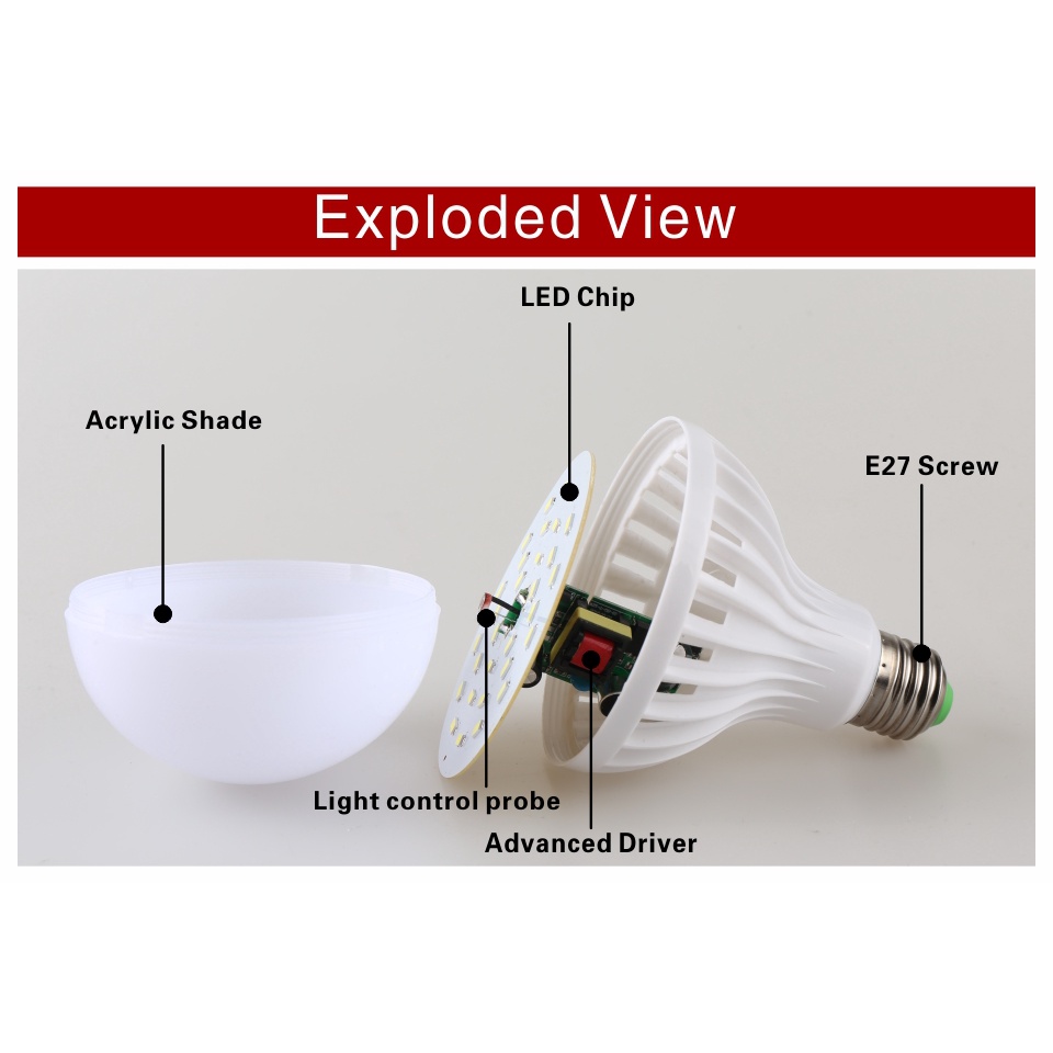 Bóng Đèn LED Cảm Biến Âm Thanh Thông Minh 3W 5W 7W 9W 12W