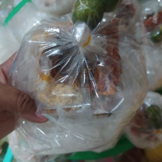 Bánh tráng trộn satế chà bông