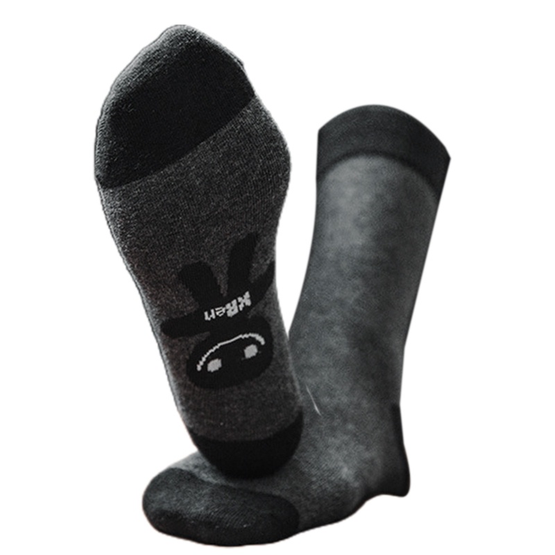 Xiangbao Vớ Cotton In Hoạt Hình Người Đàn Ông Nhỏ May Mắn Trung Quốc Mới Lạ Cho Nam Và Nữ