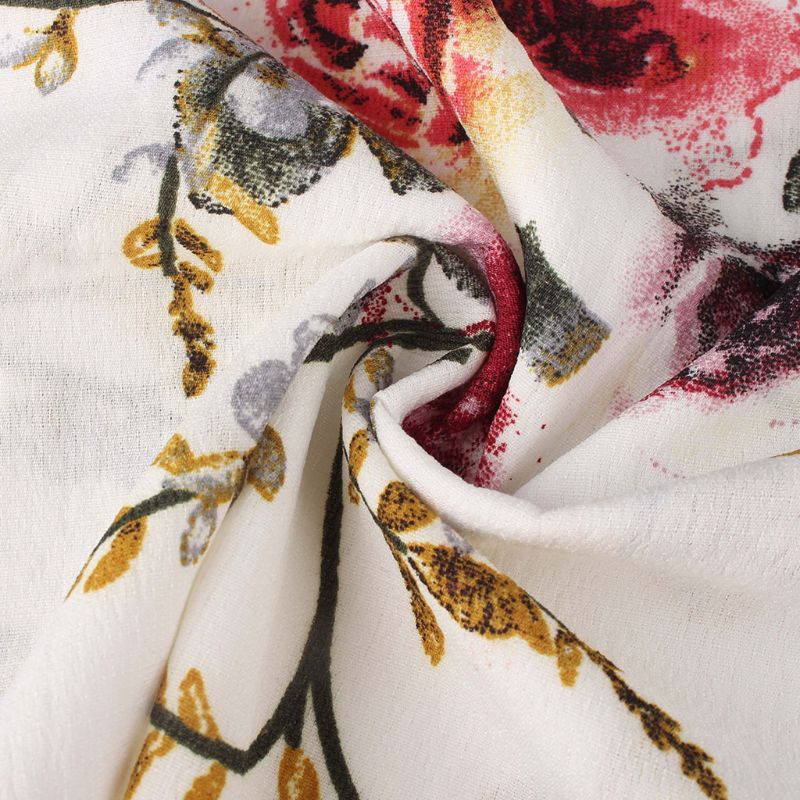 Đầm Ren Hoa Cổ V Sâu Thời Trang Mùa Hè Dành Cho Nữ 3 / 4 S Plus