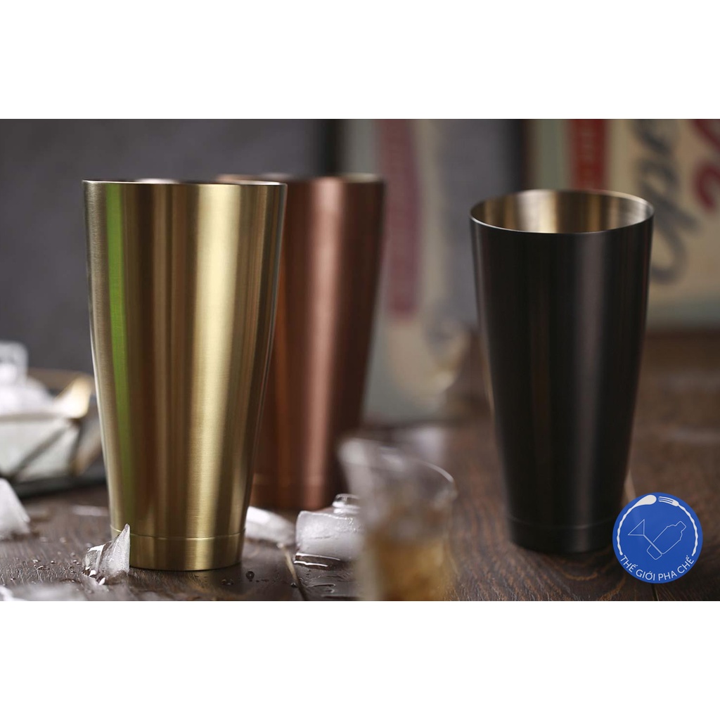 Boston Shaker 2 Đáy Sần/ Bình Lắc Shaker 2 Đáy Sần Full Màu