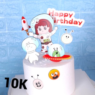 05 set cắm phi hành gia trắng